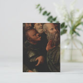 Cranach d. J., Lucas Christus und die Ehebrecherin Briefkaart (Staand voorkant)