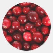 Cranberries Ronde Sticker (Voorkant)