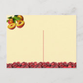 Cranberry and Peach Relish - Recept Briefkaart (Achterkant)