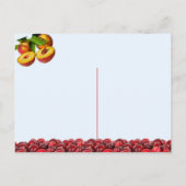 Cranberry and Peach Relish - Recept Briefkaart (Achterkant)