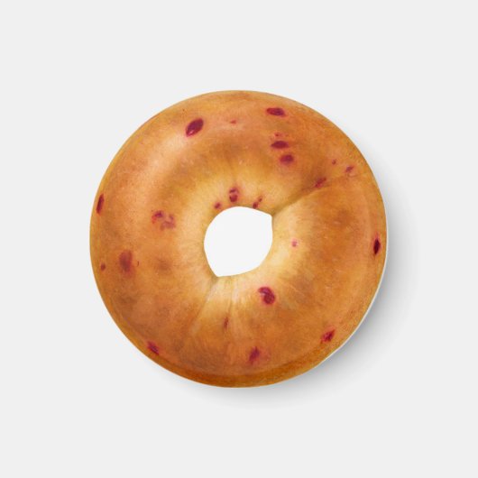 Cranberry bagel magneet (Voorkant)