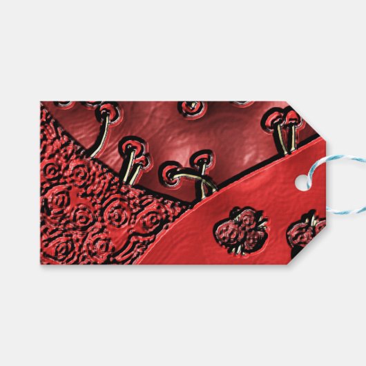 Cranberry Bazaar Cadeaulabel (Voorkant (Horizontaal))