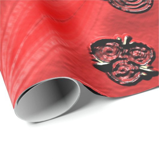 Cranberry Bazaar Cadeaupapier (Rol Hoek)