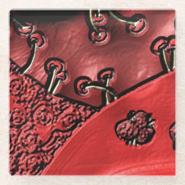 Cranberry Bazaar  Glazen Onderzetter