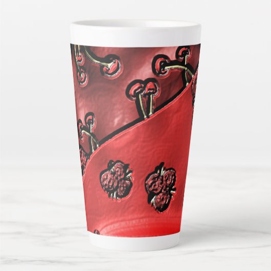 Cranberry Bazaar Latte Mok (Voorkant)