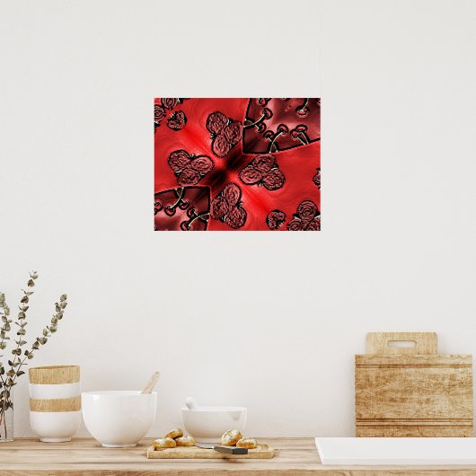 Cranberry Bazaar Poster (Keuken)