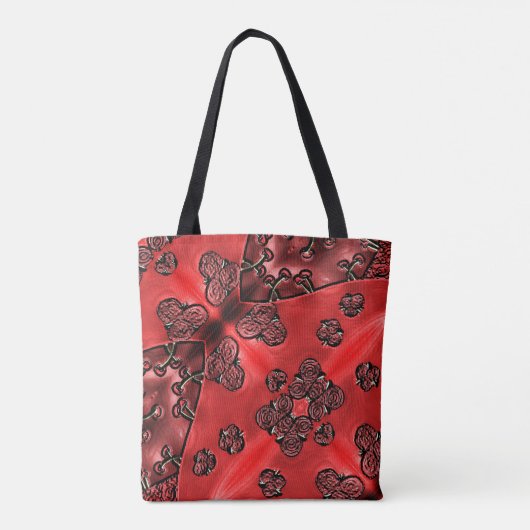 Cranberry Bazaar Tote Bag (Achterkant)