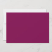 Cranberry Bloemige Trouwkaart 'Save the Date' Save The Date (Achterkant)