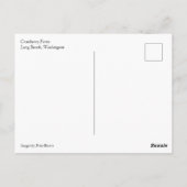 Cranberry Boerderij, Long Beach, Washington Briefkaart (Achterkant)