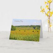 Cranberry Bog Notecard Kaart (Gele Bloem)