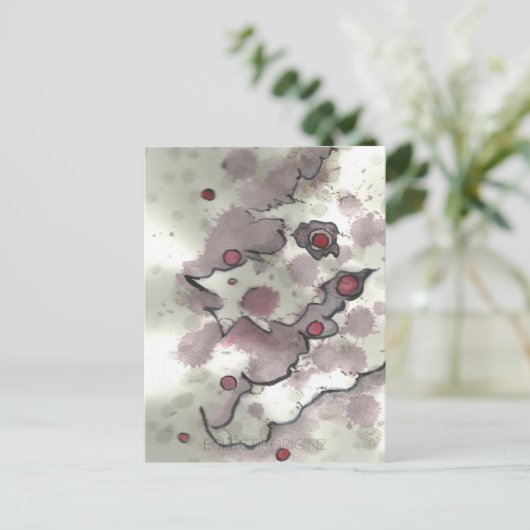 Cranberry Bog Tea Creature 001 Briefkaart (Staand voorkant)