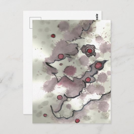 Cranberry Bog Tea Creature 001 Briefkaart (Voorkant / Achterkant)