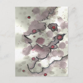 Cranberry Bog Tea Creature 001 Briefkaart