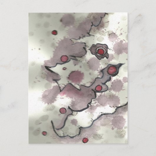 Cranberry Bog Tea Creature 001 Briefkaart (Voorkant)