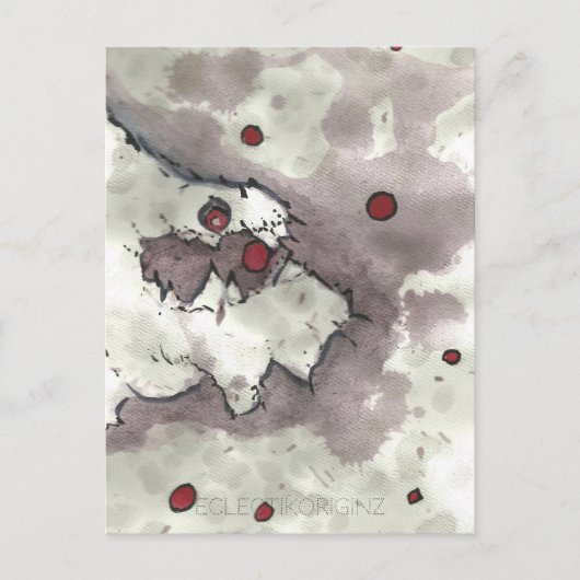 Cranberry Bog Tea Creature 002 Briefkaart (Voorkant)