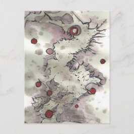 Cranberry Bog Tea Creature 003 Briefkaart