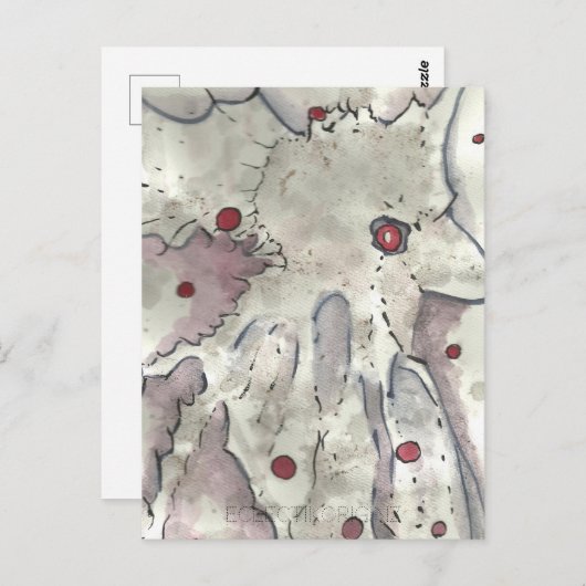 Cranberry Bog Tea Creature 004 Briefkaart (Voorkant / Achterkant)