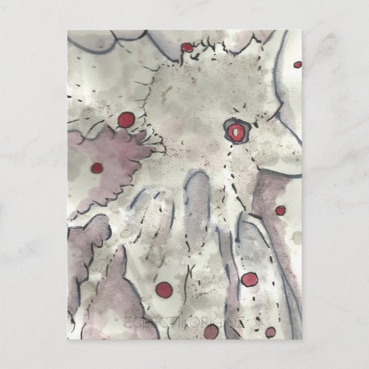 Cranberry Bog Tea Creature 004 Briefkaart (Voorkant)