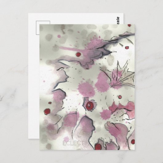 Cranberry Bog Tea Creature 005 Briefkaart (Voorkant / Achterkant)