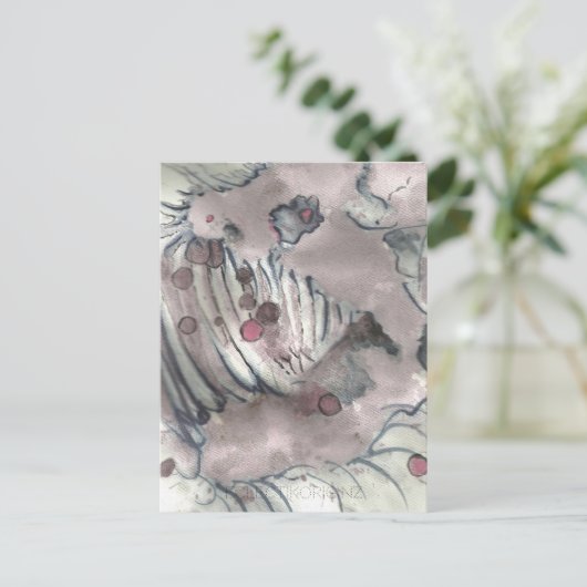 Cranberry Bog Tea Creature 006 Briefkaart (Staand voorkant)