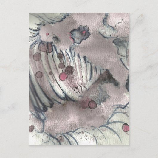 Cranberry Bog Tea Creature 006 Briefkaart (Voorkant)