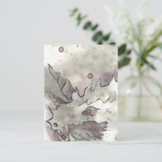 Cranberry Bog Tea Creature 007 Briefkaart (Staand voorkant)