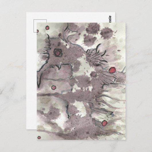 Cranberry Bog Tea Creature 008 Briefkaart (Voorkant / Achterkant)