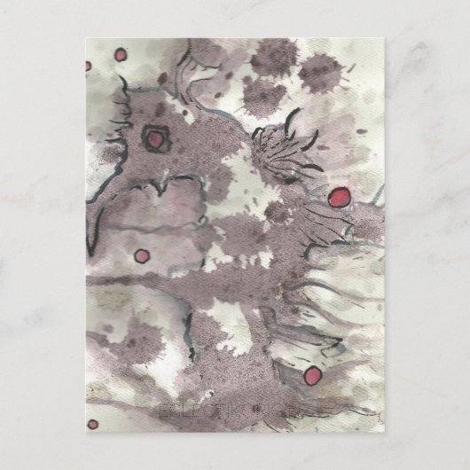 Cranberry Bog Tea Creature 008 Briefkaart (Voorkant)