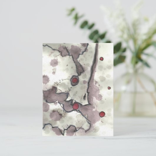 Cranberry Bog Tea Creature 009 Briefkaart (Staand voorkant)