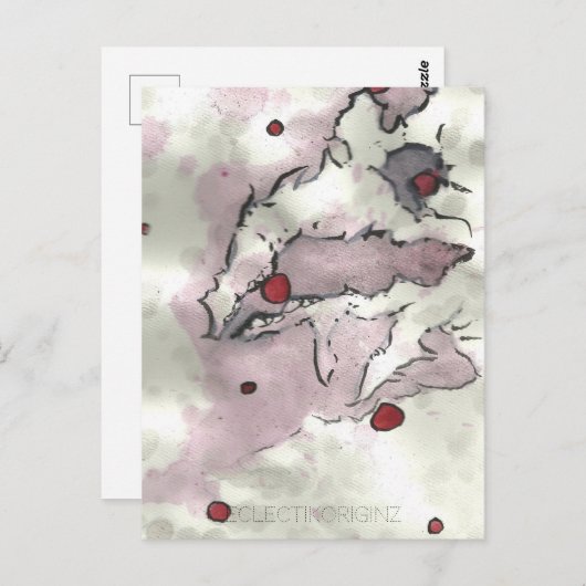 Cranberry Bog Tea Creature 010 Briefkaart (Voorkant / Achterkant)