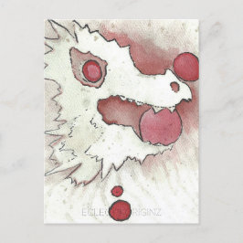 Cranberry Bog Tea Creature 01 Briefkaart