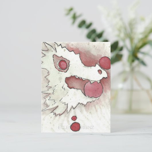 Cranberry Bog Tea Creature 01 Briefkaart (Staand voorkant)