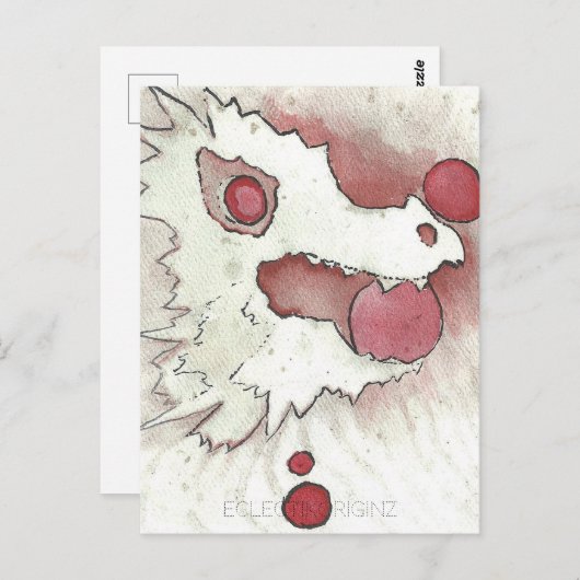 Cranberry Bog Tea Creature 01 Briefkaart (Voorkant / Achterkant)