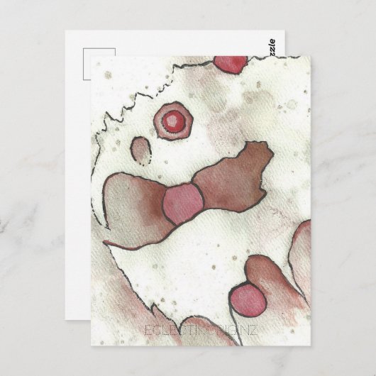 Cranberry Bog Tea Creature 02 Briefkaart (Voorkant / Achterkant)