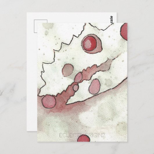 Cranberry Bog Tea Creature 03 Briefkaart (Voorkant / Achterkant)