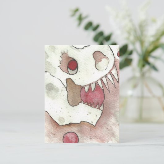 Cranberry Bog Tea Creature 04 Briefkaart (Staand voorkant)