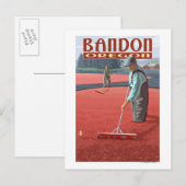 Cranberry Bogs Harvest - Bandon, Oregon Briefkaart (Voorkant / Achterkant)