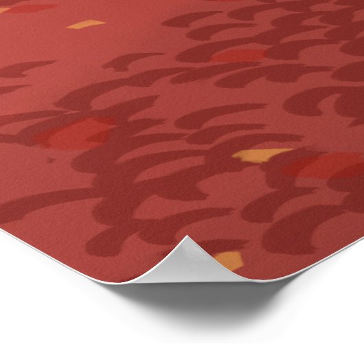 Cranberry Bogs Harvest - Bandon, Oregon Poster (Hoek)