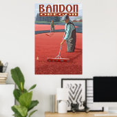 Cranberry Bogs Harvest - Bandon, Oregon Poster (Thuiskantoor)