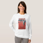 Cranberry Bogs Harvest - Bandon, Oregon T-shirt (Voorkant volledig)