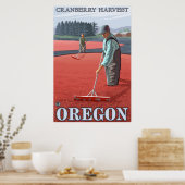 Cranberry Bogs Harvest Poster (Keuken)