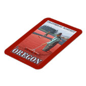 Cranberry Bogs Harvest Vintage Travel Poster Magneet (Linkerzijde)