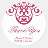 Cranberry , Dank u Stickers (Voorkant)