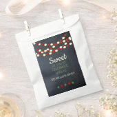 Cranberry en Popcorn Rustic Chalkboard Kerstmis Bedankzakje (Geknipt)