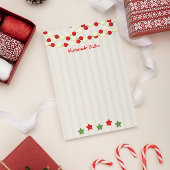 Cranberry en Popcorn Rustic Kerstmis Post-it® Notes