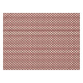 Cranberry en White Polka Dot Tafelkleed (Voorkant (Horizontaal))