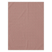 Cranberry en White Polka Dot Tafelkleed (Voorkant)