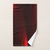 Cranberry En Zwarte Lichten Bad Handdoek Set (Handdoek)