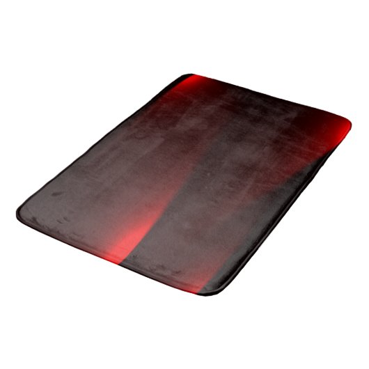 Cranberry en zwarte lichten badmat (Gekanteld)
