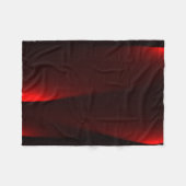 Cranberry En Zwarte Lichten Fleece Deken (Voorkant (Horizontaal))